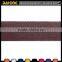 wholesale multicolored stone washed woven cotton plain webbing