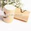 Custom Empty Cylindrical Wooden Gift Box With Lid