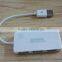 Computer flat slim 4 port usb 2.0 hub as promotional gift