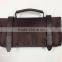 Custom hanging roll and up toiletry bag
