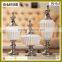 2016 modern ceramic decoration 3 pic a set silver white jar for living room