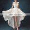 Top Quality Fashion Sexy New Coming short front long back prom dress in white