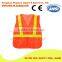 Riding reflective vest safety night reflective jacket Fluorescent yellow and orange M-XL customize logo printing