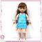 Latest design cute fashion little plastic girl doll high quality lovely doll