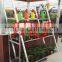 Garden center display floats carts Display Flower Trolley cart.Danish Trolley.Gardening Transport Cart, Steel Rolling Trolley T