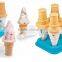 Tovolo Ice Cream Cone Pop Moulds Plastic Ice Cream Popsicle Molds Ice Pop Candy Mould 4 Pcs