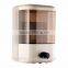 Amber liquid soap dispenser for hotel bathroom