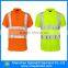 Hi-vis Safety Yellow Polo t Shirt , Reflective Tape T-shirt