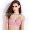 Women's Padded Maternity Underwire Nursing Bra with Front Buckle