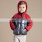 DB2947 dave bella 2015 winter infant coat baby boy padded jacket boys outwear boys grid coat boys fashion jacket