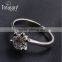 fashion jewelry top design wholesale flower shape diamond cooper cuff ring