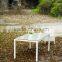Modern & contemporary look elegant white outdor furniture rattan garden chair