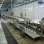 motorized pig skin pre-peeling conveyor for pig slaughterhouse plant