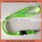 Green Lanyard silk screen printing lanyard