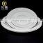 Tableware Dishes Paper pe Coated Plastic Charger Plate