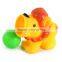 Popular amusing vinyl lion toy with ball