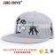 embroidery brim snapback cap/brim snapback caps/fashion new snapback cap