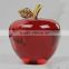 2016 crystal glass green apple paperweight wholesale
