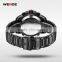 WEIDE Famous Outdoor Analog Digital Men Military Watch With Double Time Zone Wristwatch Of 12 or 24 Hours Display