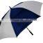 30 inch xiamen factory auto golf fiberglass umbrella