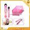 Hot Sale Durable Ladies Pink Cute folding umbrella Rain for Women Kids