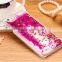 Fashion Transparent phone cases Fun Glitter Star Liquid Phone Back Case cover For Iphone 5/6s/6s plus