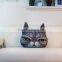 Creative Lovely Cartoon Animal 3D Printing Lifelike Meow Star People Big Face Cat Super Soft Short Plush Car Sofa Cushion Pillow