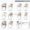 Europe standard WPC dining chair polywood outdoor furniture aluminium frame                        
                                                Quality Choice