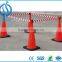 Cone topper sign for traffic cone