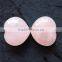 Natural Rose Crystal Heart for Lovers