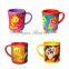 High Quality Food Grade Embossed Beautiful Girl Pattern Rubber Tea Mug