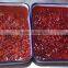 Canned dark red kidney beans in brine or tomato sauce