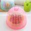 Striped mesh plastic food cover fruit