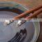 patent wooden sterling silver chopsticks wholesale flatware with exchangeable end for personal gift wedding presents