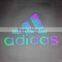 Factory transparent reflective rainbow film iron on t-shirt