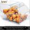 Chinese printing logo supermarket acrylic candy box