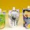 spouted pouch for juice /plastic spouted liquid bag