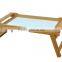 New folding bamboo laptop,notebook table on bed,laptop bed tray