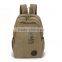 Custom Canvas Backpack Blank Army Backpack