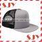 Foam Front Blank Flat Billed Trucker Cap With Mesh Back