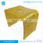 Gold Flower Pattern Bathroom House plastic acrylic chair
