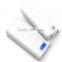 portable power bank mobile power bank charger 10000mAh white