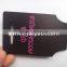 paper plastic foldover necklace card with logo cusomized