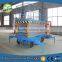 6 meters Economical Manual Mobile Scissor Aerial Work Lift Platform