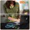 Factory supply glowing flat el micro usb cable for phone /power bank
