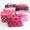 Hot Fashion Women Makeup Cosmetic Toiletry Bag with Travel storage box