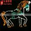 alibaba cheapest price outdoor christmas decorations rope lights animated running deer LED Motif Light decoration