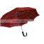 pink tartan umbrella