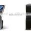 19" standing kiosk with touch screen for guider and query, black and silver option