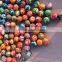 Newest rubber bouncing ball EVA foam bouncing ball colorful mixed rubber bouncing ball